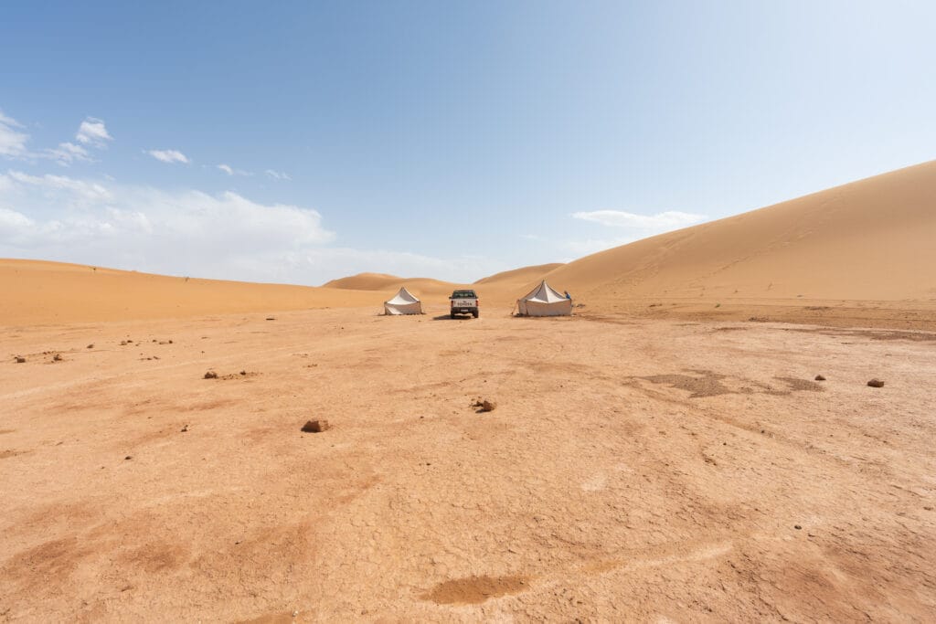 reg and ergs - types of terrain in Sahara desert