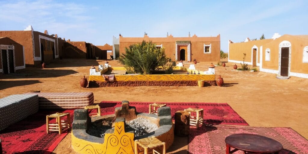 Clay houses in the desert