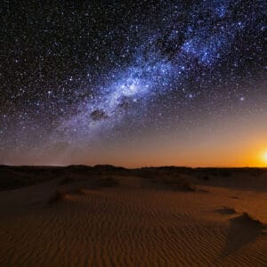 Morocco desert sky