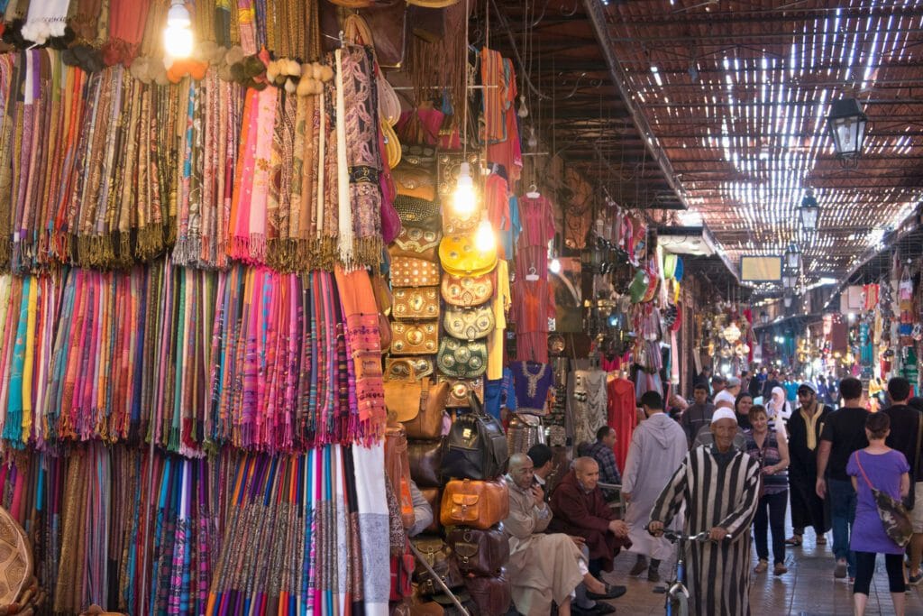 The-souk-market-in-marrakech