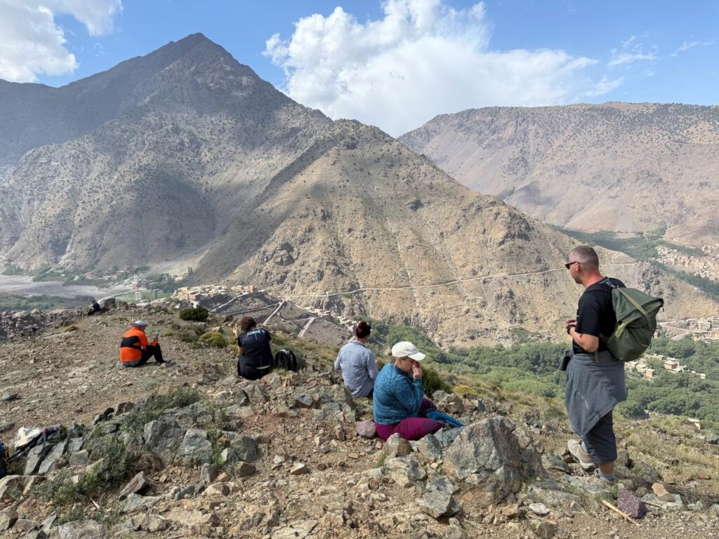 View to Imlil, Atlas Mountains, Morocco